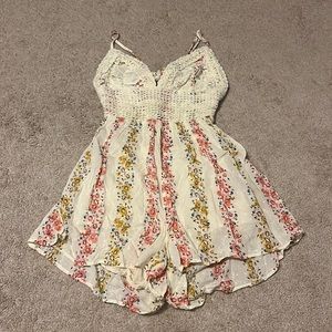 Lace/Floral Romper